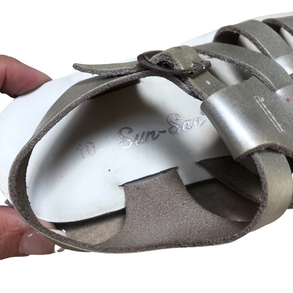 Silver Sun San Salt Water Sandals 10 - Picture 4 of 5